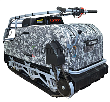 Мотобуксировщик - мотособака KOiRA (Койра) Богатырь 15 R. ДВС 15 л/с. с ручным стартером. Реверс-редуктор.