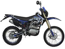 Мотоцикл кроссовый / эндуро ATAKI (Атаки) S003 300 (4T 175FMM) 21/18 (2024 г.) синий с ПТС