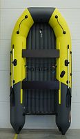 Лодка ПВХ Таймень NX 3800 НДНД PRO MAX жёлтый/графит