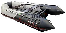Лодка ПВХ Hunter (Хантер) 345 ЛКА белый/чёрный