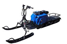 Мотобуксировщик с лыжным модулем 22 л.с. С РЕВЕРСОМ ЛИДЕР - 3H - 4Т - 22АП. LONG ГИДРАВЛ.. РЫЧАЖ. ПОДОГРЕВ