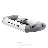 Лодка ПВХ Тонар Бриз 190 (гребки + жесткое сиденье) бело/серый