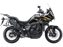 Мотоцикл дорожный ZONTES (Зонтес) ZT703-F TOUR (4T ZT370MU EFI) 19/17 (2025 г.) чёрный/золотой с ПТС