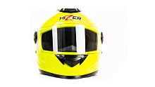 Шлем мото интеграл HIZER (Хайзер) B565 (S) #2 lemon green