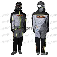 Комбинезон для снегохода HIZER (Хайзер) №3 black-gray (текстиль) (M)