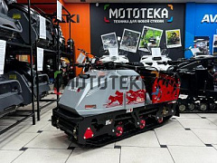 Техника в наличии! Мотобуксировщик IKUDZO (Икудзо) 2.0 1450/500 EKR20/ESR20 (с реверсом) серый/красный