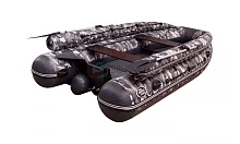 Лодка ПВХ SibRiver (Сибривер) Allaska (Аляска) - 360 Drive lux камуфляж (серый)