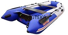 Лодка ПВХ Hunterboat Стелс 315 АЭРО синий/белый