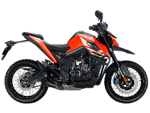 Мотоцикл дорожный Zontes (Зонтес) ZT200 - U1 (4T ZT163ML EFI) 17/17 (2025 г.) оранжевый с ПТС