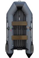 Лодка ПВХ Аква 2800 НДНД графит/чёрный