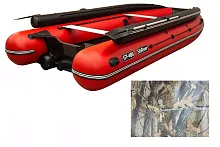 Лодка ПВХ SibRiver (Сибривер) GT - 520 Jet (фальшборт) камуфляж (лес)