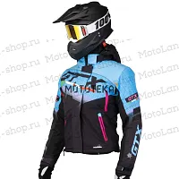 Куртка для снегохода (женская) GTX №3 black-blue (текстиль) (XL)