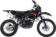 Мотоцикл кроссовый / эндуро BSE (БСЕ) Z1 19/16 Atlas Black 2 (БЕЛЫЙ ПЛАСТИК, защита рук, USB зарядка)