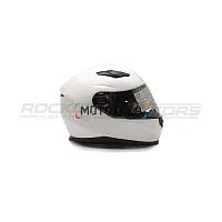 Шлем интеграл с очками ROCKOT (Рокот) RM-133 Solid White (XL) (белый глянцевый однотонный)