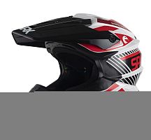 Шлем мото кроссовый SPARX Fenix Gravity (JK6803) бело-красный XS