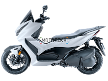 Скутер Zontes (Зонтес) ZT350 - D (ZT1P77MP EFI) 15/14 серебристый с ПТС