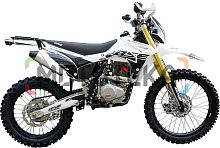 Мотоцикл кроссовый / эндуро BSE (БСЕ) Z3 Black Night 21/18 1 (алюминиевая защита рук, USB зарядка, стоп-сигнал, ЖК-панель, БЕЛЫЙ ПЛАСТИК)