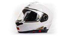 Шлем мото модуляр HIZER (Хайзер) 623 (M) white (2 визора)