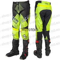 Штаны для мотокросса HIZER (Хайзер) / Neon-Green/White (XXL)