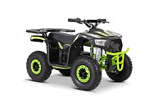 Электроквадроцикл детский (Якота) Sirius 1000W чёрный/зелёный (машинокомплект)