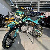 Питбайк Regulmoto (Регулмото) SEVEN 49cc (125) чёрный/жёлтый/синий