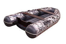 Лодка ПВХ SibRiver (Сибривер) Hatanga (Хатанга) PRO - 390 НДНД (КМФ серый)