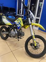 Питбайк Apollo (Аполло) RFZ Start 125 LE с фарой и электростартером 17/14 жёлтый