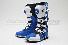 Мотоботы кроссовые SCOYCO (Скойко) MBM006 синий/белый 44