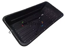 Сани волокуши ЦентрПласт 1360 с демпфером и накладками (15мм)