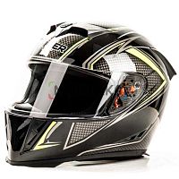Шлем мото интеграл HIZER (Хайзер) J5311 (L) #1 black/lemon