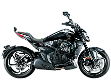 Мотоцикл дорожный Zontes (Зонтес) ZT350 - V1 (4T ZT184MP EFI) 17/17 (2023 г.) чёрный с ПТС