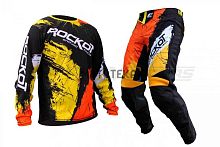 Джерси и штаны для мотокросса (комплект) ROCKOT (Рокот) (L) (желтый/черный) #1