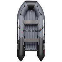 Лодка ПВХ Таймень NX 3400 НДНД PRO красный/чёрный