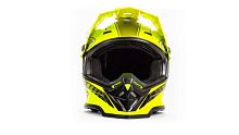 Шлем мото кроссовый HIZER (Хайзер) B6197 (M) #2 yellow