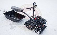 Мотобуксировщик компактный Лидер Белка - 8L л.с.. с фарой