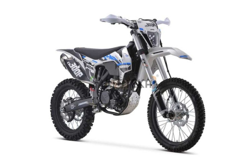 Мотоцикл кроссовый / эндуро Zuumav (Зуумав) CR300P белый/синий фото 7