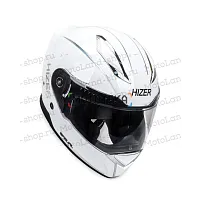Шлем мото интеграл HIZER (Хайзер) 550 №4 (XL) white