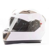 Шлем мото интеграл HIZER (Хайзер) 529 (L) #2 white (2 визора)