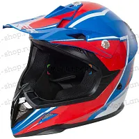 Шлем мото кроссовый HIZER (Хайзер) 615 №5 (S) blue