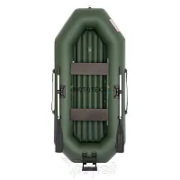 Лодка ПВХ Тонар Шкипер А260нт (навесной транец, НДНД) (зеленый)