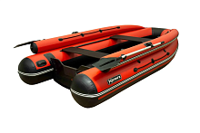 Лодка ПВХ SibRiver (Сибривер) Hatanga (Хатанга) PRO - 360 НДНД (фальшборт) серый/тёмно-серый