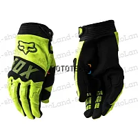 Перчатки мото FOX (Фокс) №11 Lemon green (S) мотокросс