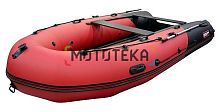Лодка ПВХ Hunter (Хантер) 420 ПРО красный/чёрный