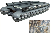 Лодка ПВХ SibRiver (Сибривер) GT-420 Jet (фальшборт) камуфляж (лес)