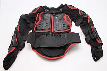 Защита тела (черепаха) ROCKOT (Рокот) Lite (M, черный/красный)