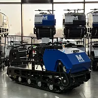 Мотобуксировщик Мужик LUXE М500 NEW Long. 1700. 15 л.с.. катковая. с реверсом. с тормозом