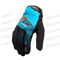 Перчатки мото HIZER (Хайзер) / Blue/White (XL) мотокросс