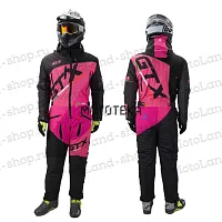 Комбинезон для снегохода (женский) GTX №5 black-pink (текстиль) (L)