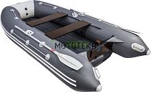 Лодка ПВХ Таймень LX 3600 НДНД графит/светло-серый