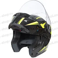 Шлем мото модуляр HIZER (Хайзер) J5902 №1 (S) (2 визора)